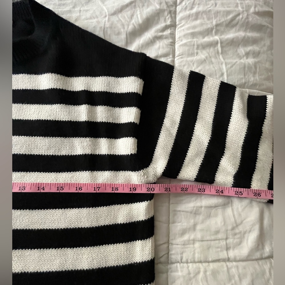 Velvet Lex cotton cashmere striped sweater NWT new size XS - Picture 8 of 16